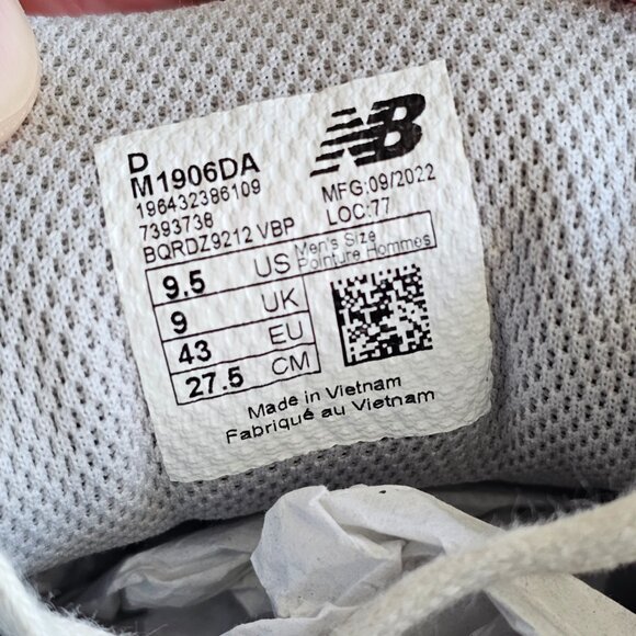 New balance 1906D Protection Pack CastleRock size 9.5us DS Brand New - Picture 6 of 10